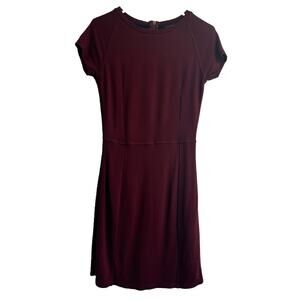 Jersey Knit Fit & Flare Dress Lined Skater preppy Vampcore Goth Women’s Size 4